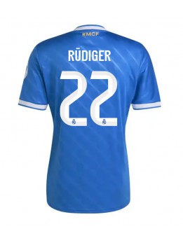 Billige Real Madrid Antonio Rudiger #22 Tredjedrakt 2025-26 Kortermet